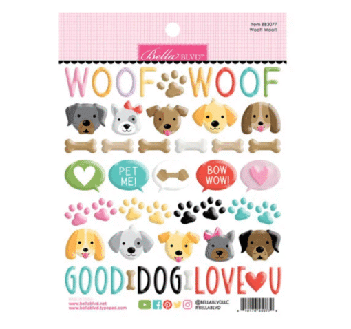 Puffy Stickers - Bow Wow - Bella BLVD